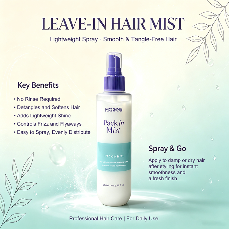 MOGINE Pack in Mist Leave‑In Hair Mist, 5‑in‑1 Hair Care Spray MG300200