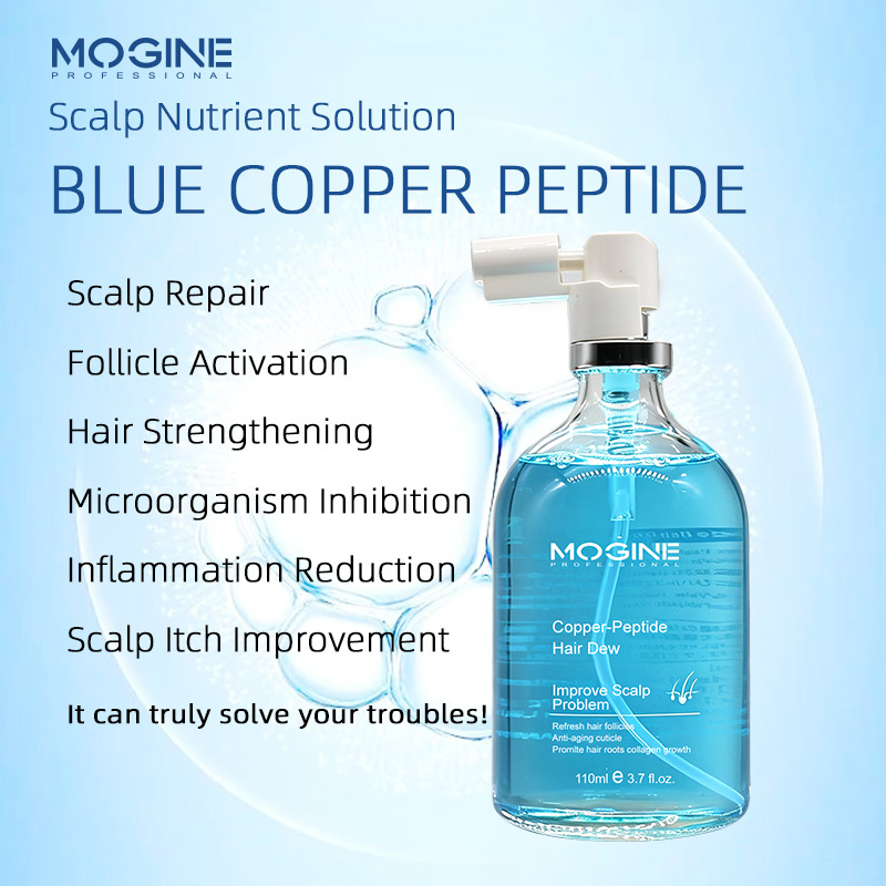 MOGINE Copper‑Peptide Hair Dew Blue Copper Peptide Scalp Nutrient Solution MG301110